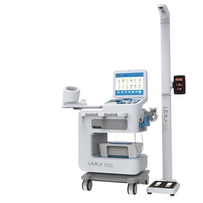 15-inch touchscreen multifunctionele gezondheidskontrole kiosk met BIM-lichaamshoogte-gewichtsschaal