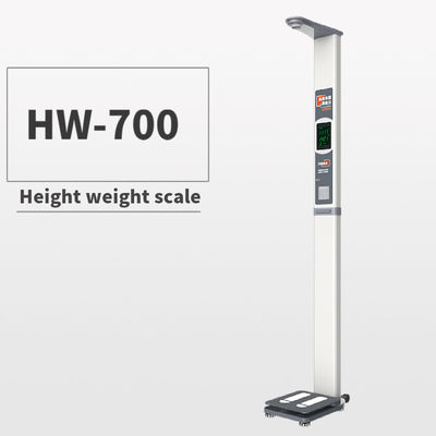 Ultrasone BMI-hoogte- en gewichtsschaal voor ziekenhuis 300kg capaciteit meten van het menselijk lichaam