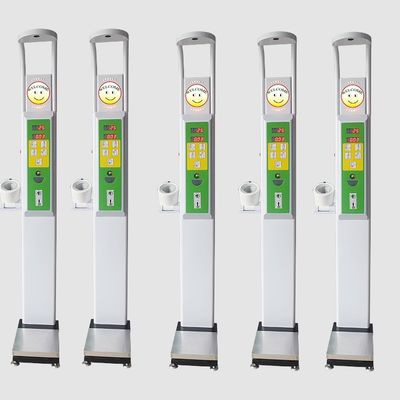 HW-600B Elektronische balans Ultrasone Hoogte Gewicht Lichaamsvet Bmi Analyzer Weegschaal