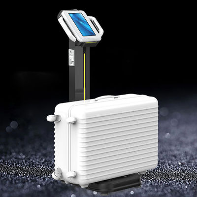 LED-scherm 300 kg capaciteit Multifunctionele muntgevoerde bagageschaal met vetanalyseerder