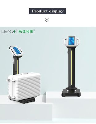 ABS roestvrijstalen LED-display Airport Coin Operated Travel Luggage Scale met vetanalyseerder