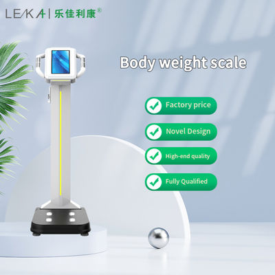 Acht elektroden ABS en roestvrij staal LCD-display munt lichaamsvet schaal voor gezondheidscontrole