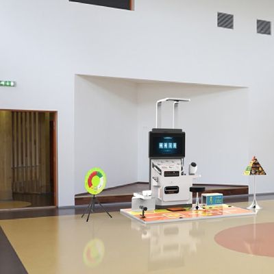 HW-T600 fitnesstestmachine voor MAX 23000 L * 1800 W * 2360 H m en vier inlogmethoden