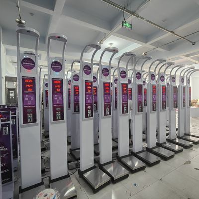 Metalen munt-aangedreven hoogte- en gewichtsmetingsmachine met verpakkingsgrootte 104*34*35cm