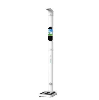 Ultrasone BMI-hoogte-gewichtsmachine met opvouwbaar lichaam en platformgrootte van 330*550mm
