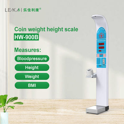 Publieke school Gym Health Club BMI Body Scale met Ultrasone Hoogte Gewicht Machine