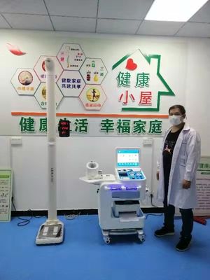 Ziekenhuis Telemedicine Kiosk A4-printer en 12-lead EKG voor aangepaste gezondheidscontroles