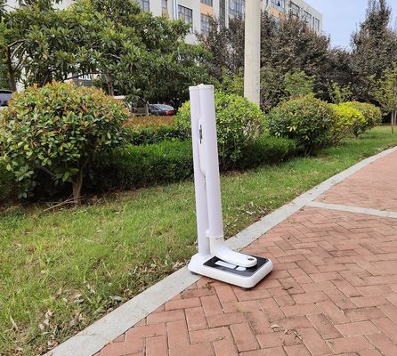 Analyse van de lichaamssamenstelling en temperatuurmeting met digitale weegschaal