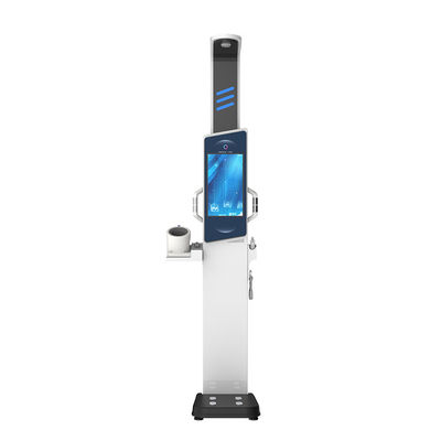 Health Checkup Kiosk met automatische lichaamsvetschaal en lengte meetbereik van 0-210cm