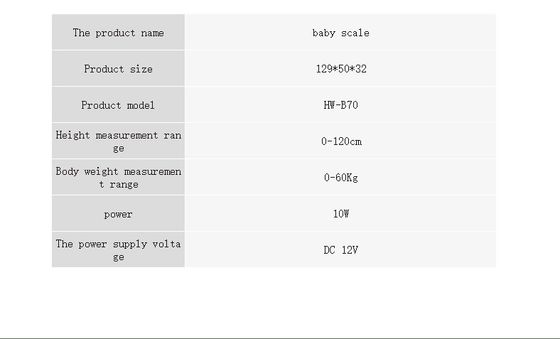 Ziekenhuis Medische Baby Digitale Weegschaal met G.W. 16kg en Smart Function in Steel Material