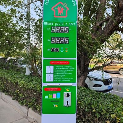 Persoonlijke weegschaal met 10,2&quot; LCD touchscreen en reclamefunctie