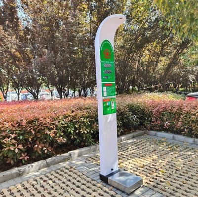 Kleur HD LCD-scherm Ultrasone hoogte en gewicht machine voor nauwkeurige metingen