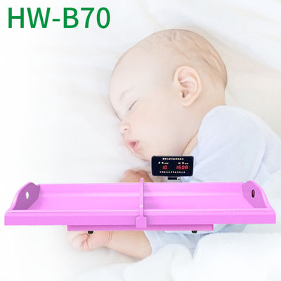 Stalen stroomvoorziening 100-240V Multi Languages Baby Weighing Machine voor ziekenhuizen