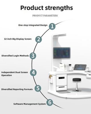 Gegevensoverdracht Kiosk voor medisch onderzoek met AC100-240V stroomvoorziening en WiFi