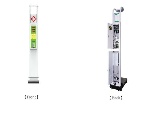 Met munten bediende BMI-hoogte-gewichtsmachine, aangepaste ondersteuning voor ODM en G.W. 44kg
