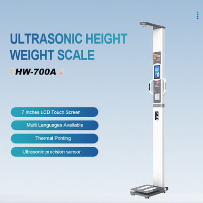 Elektronische lichaamsvetanalysator voor professionele ziekenhuizen Gewichtshoogtebereik 60-200 cm