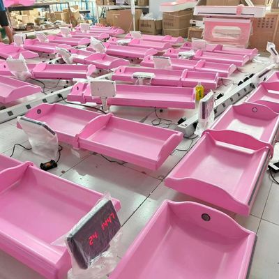Gewichts- en lengtemetingschaal voor zuigelingen met 129*50*30 cm productgrootte nauwkeurige resultaten