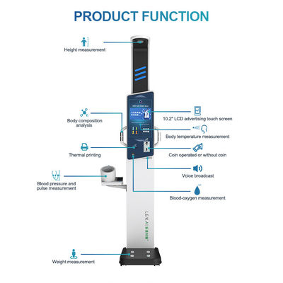 Accurate self-service Health Checkup Station HW-900G G.W 43kg vet meetbereik 5%-50%