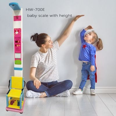 2023 Model staande zittende hoogte en gewichtsschaal voor kinderziekenhuisapparatuur
