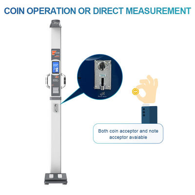 Multi-parameter Intelligence Coin Operated Height Weight Scale voor gewichtsopsporing
