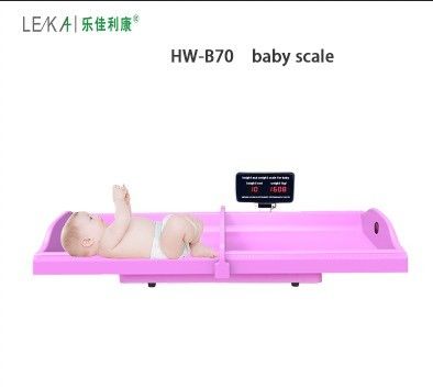 Gebruikersvriendelijke weegschaal voor baby's voor het meten van gewicht en lengte G.W 16KG Hoogtebereik 0-105cm