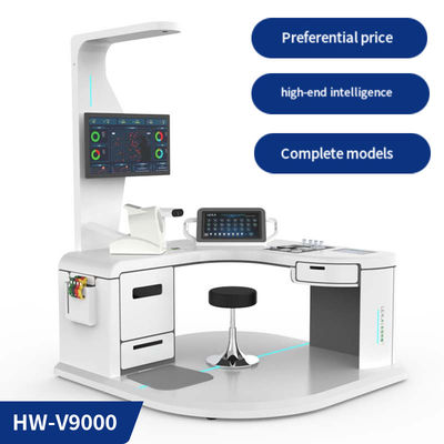 A4 laserprinter en AC100-240V stroomtoevoer Lichaamsgezondheidsanalyseur Telehealth Kiosk Device