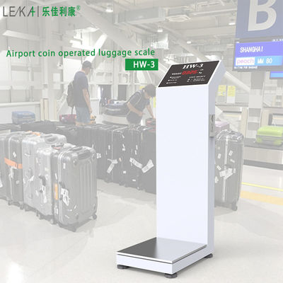 Gemakkelijke met munten bediende weegmachine voor luchthavens en hotels met bagage weegschalen