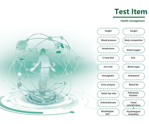 Multifunktioneel Health Diagnostic Kiosk voor eindziekenhuizen 24-uurscontroles gemakkelijker