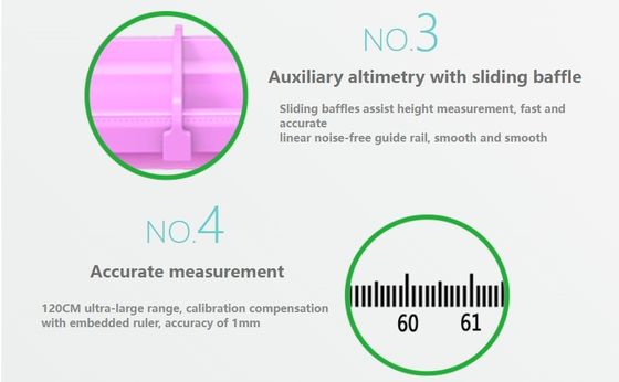Horizontale babywaagschalen van essentieel belang voor nauwkeurige babygewichts- en -hoogtemetingen
