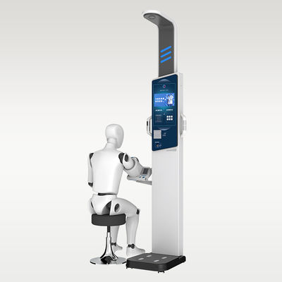 19 &quot;LCD touchscreen Ultrasone Health Check Up Station voor BMI lichaamsvetmeting