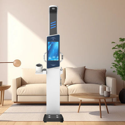 Bioimpedantie lichaamsvetanalyseermachine met groot scherm en reclame-scherm