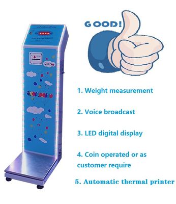 Duurzame muntgevoerde weegmachine met LED-scherm en totale afmeting 33*55*100 cm