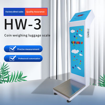 Makkelijke met munten bediende bagageweegmachines nauwkeurige gewichtsmeting N.W. 30k