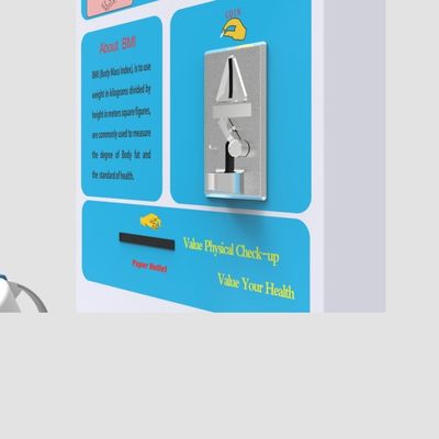 Gemakkelijke munten bediende hoogte-gewichtsmachine met BMI-meting en thermisch drukken