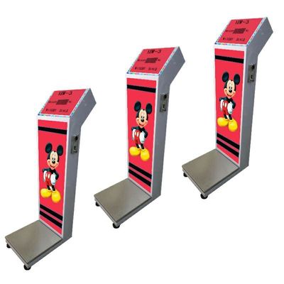 Lease or Sell Airport Luggage Scale Coin-op Body Weight Scale met 0,1kg nauwkeurigheid