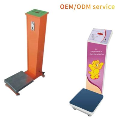 AC 100-240V stroomvoorziening Munt-aangedreven bagage weegschaal met N.W/G.W van 27 kg/30 kg