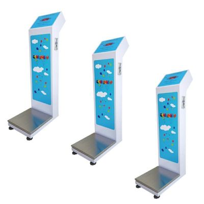 Met munten bediende bagageweegmachines Elektronische weegschaal met een nauwkeurigheid van 0,1 kg