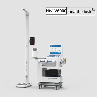 Telemedische apparatuur HW-V6000 All-in-one medische gezondheidscontrole kiosk met LCD-scherm