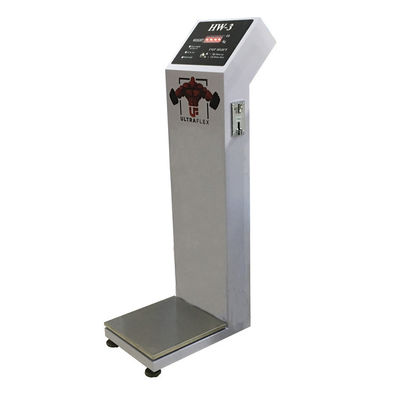 Precieze gewichtsbereik 8-200kg Lichaamsschaal voor munt-geïmplementeerde sportschool en totale grootte 34*50*123cm
