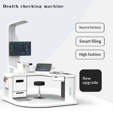 Gemakkelijk lichaam gezondheid check-up bloedsuikerspiegel EKG kiosk machine met A4 laser printer