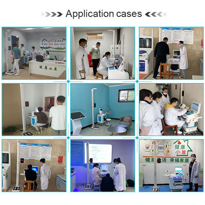 Telemedicine Full Body Checkup Analyzer Smart Health Kiosk voor lichamelijk onderzoek