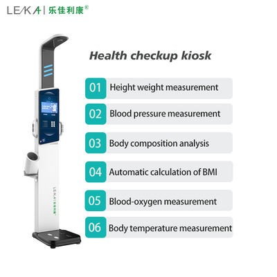 10.2&quot; LCD touchscreen All-in-one gewicht-hoogte-machine voor de analyse van de lichaamssamenstelling