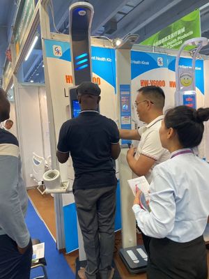 Medische apotheek Ultrasone Health Checkup Station Vending Machine met Body Fat Scale