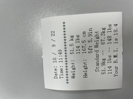 Behoorlijke medische ultrasone hoogte- en gewichtsmachine met AC100-240V voeding