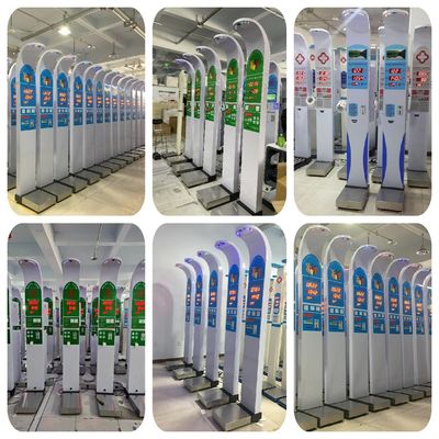 LED-digitaal display medisch ziekenhuis hoogte weegmachine met op maat gemaakte ondersteuning