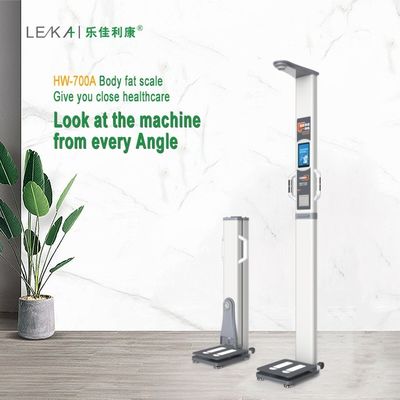 AC100-220V munt bediende vouwbare hoogte gewicht BMI weegschaal machine met lichaamsvet analysator