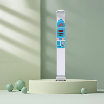 100-240V 200kg BMI Hoogte- en gewichtsmeter Gym Standing Scale voor 60-200cm Hoogte
