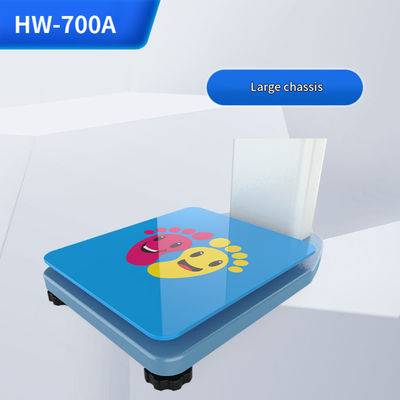 Ziekenhuis medisch onderzoek Apotheek Hoogte en gewicht machine met aangepast logo