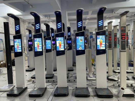 19 inch Android Health Kiosk Steel Health Center BMI Machine met lichaamsvet analysator