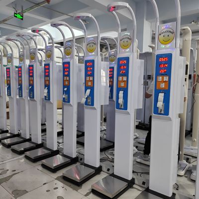 Gemakkelijke verpakkingsgrootte Digitale muntwerkende weegschaal voor hoogte- en gewichtsmeting
